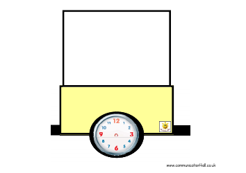 Visual Timetable Train With Blank Clocks Template, Page 6