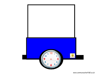 Visual Timetable Train With Blank Clocks Template, Page 9