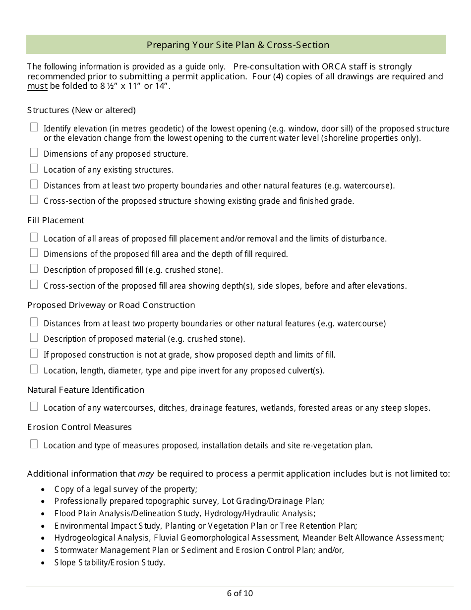 Permit Application Package - Otonabee, Ontario, Canada, Page 8