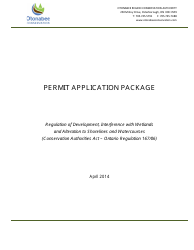 Document preview: Permit Application Package - Otonabee, Ontario, Canada