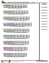 Document preview: Identifying Constant of Proportionality (Tables) Worksheet With Answer Key