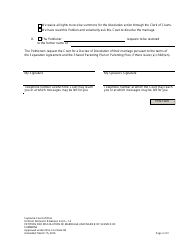 Uniform Domestic Relations Form 14 Petition for Dissolution of Marriage and Waiver of Service of Summons - Ohio, Page 3