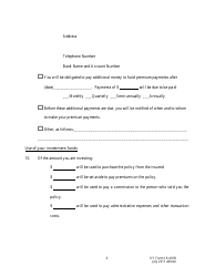 Form 10:410B Life Settlement Disclosure Document Part B - Kentucky, Page 4