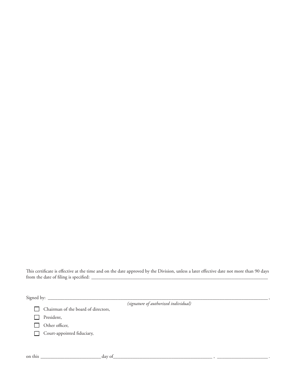 Massachusetts Certificate Of Amendment - Fill Out, Sign Online And ...