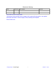 Incident Report Template, Page 2