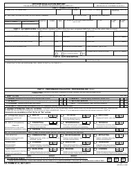 DA Form 67-9 Officer Evaluation Report