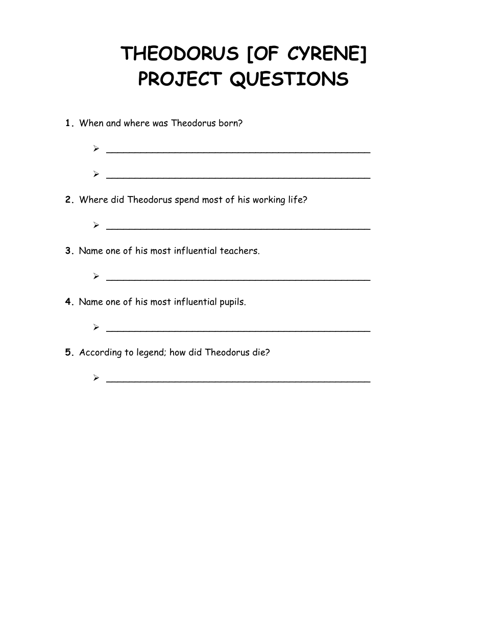 Wheel of Theodorus Project Worksheets, Page 3