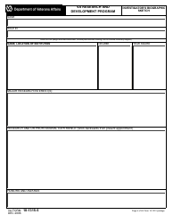 Document preview: VA Form 10-1315-5 Investigator's Biographic Sketch