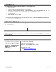 VA Form 10-0436 Application for an off-Site Tissue Banking Waiver at a Non-profit or Academic Institution, Page 6