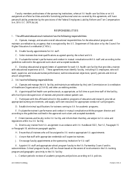 VA Form 10-0094G Associated Health Education Affiliation Agreement Between the Department of Veterans Affairs (VA) and an Educational Program, Page 2