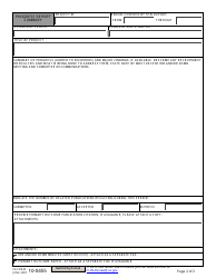VA Form 10-0455 Clinical Trial Annual Progress Report, Page 2