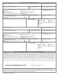 VA Form 0730a Child Care Subsidy Application Form, Page 2