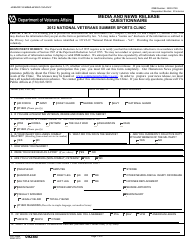 Document preview: VA Form 0928d Media and News Release Questionnaire