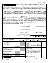VA Form 26-8629 Manufactured Home Loan Claim Under Loan Guaranty