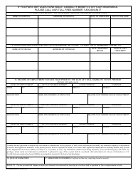 VA Form 29-357 Claim for Disability Insurance - Government Life Insurance, Page 2