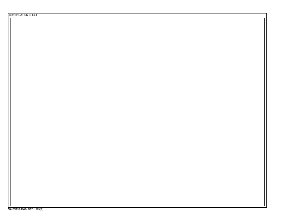 VA Form 4667C Supervisory Appraisal of Employee for Promotion Narrative Appraisal, Page 3