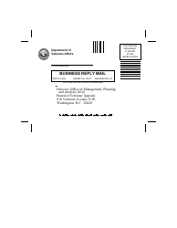 Document preview: VA Form 0745 Board of Veterans' Appeals Hearing Survey Card