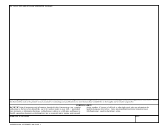VA Form 4676a Employee Supplemental Qualifications Statement, Page 3