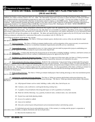 VA Form 40-0895-16 State or Tribal Government Cemetery Plan Preparation
