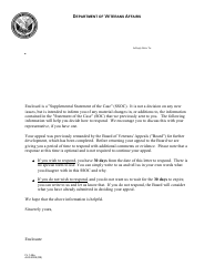 Document preview: VA Form FL1-28a Supplemental Statement of the Case