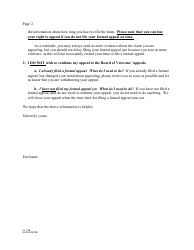 VA Form FL1-28 Supplemental Statement of the Case, Page 2