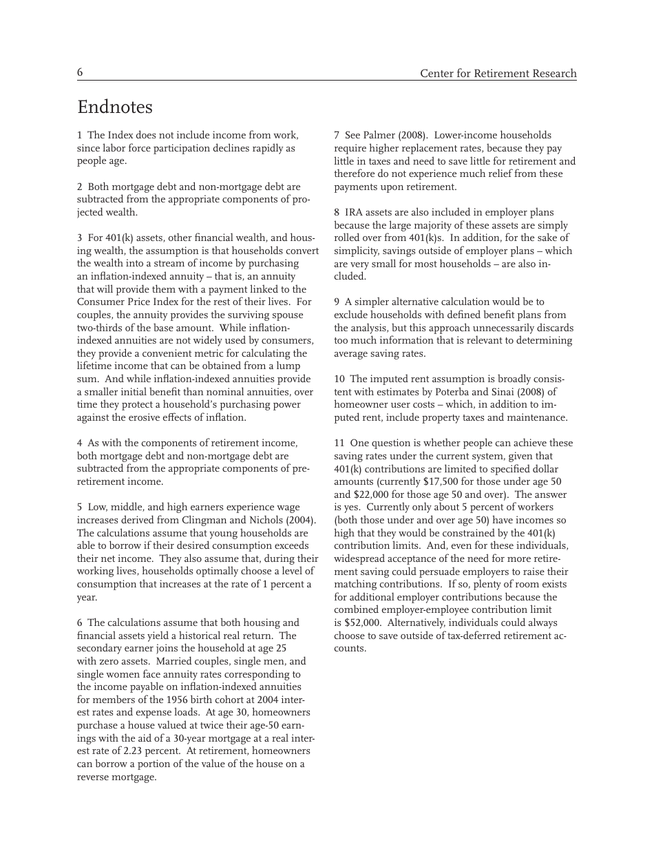 How Much Should People Save? - Alicia H. Munnell, Anthony Webb, Wenliang Hou, Page 6