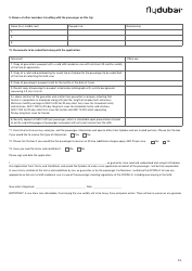 Uae Visa Application Form (Friends &amp; Relatives) - Flydubai, Page 2