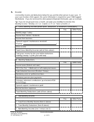 Form FL All Family131 Financial Declaration - Washington, Page 2