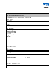 Document preview: Appraisal Postponement Application Form - United Kingdom