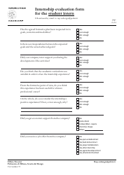 Internship Evaluation Form for the Student Intern - Scuola Del Design, Page 2