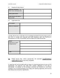 Planning Application Form - Cork City, County Cork, Ireland, Page 10