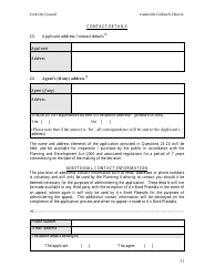 Planning Application Form - Cork City, County Cork, Ireland, Page 11