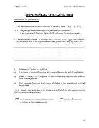 Planning Application Form - Cork City, County Cork, Ireland, Page 13