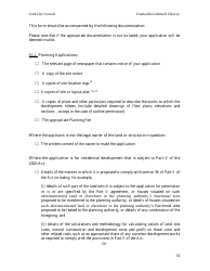 Planning Application Form - Cork City, County Cork, Ireland, Page 14