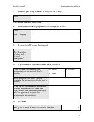 Planning Application Form - Cork City, County Cork, Ireland, Page 4