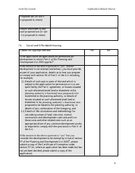 Planning Application Form - Cork City, County Cork, Ireland, Page 6