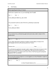 Planning Application Form - Cork City, County Cork, Ireland, Page 8