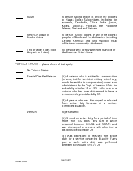 Governmental Employment Application Form - City of Seward, Nebraska, Page 10