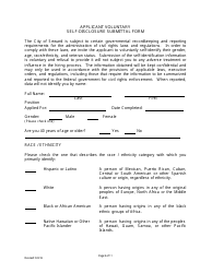Governmental Employment Application Form - City of Seward, Nebraska, Page 9
