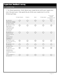 College Supervisor Feedback Survey Form, Page 4