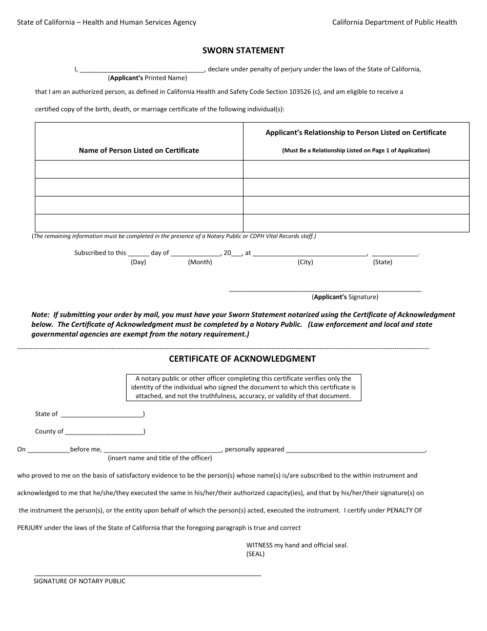 Notary Acknowledgment Canadian Notary Block Example / 25 Notarized Letter Templates Samples ...