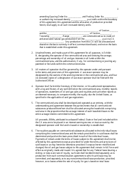 Communitization Agreement Template, Page 2