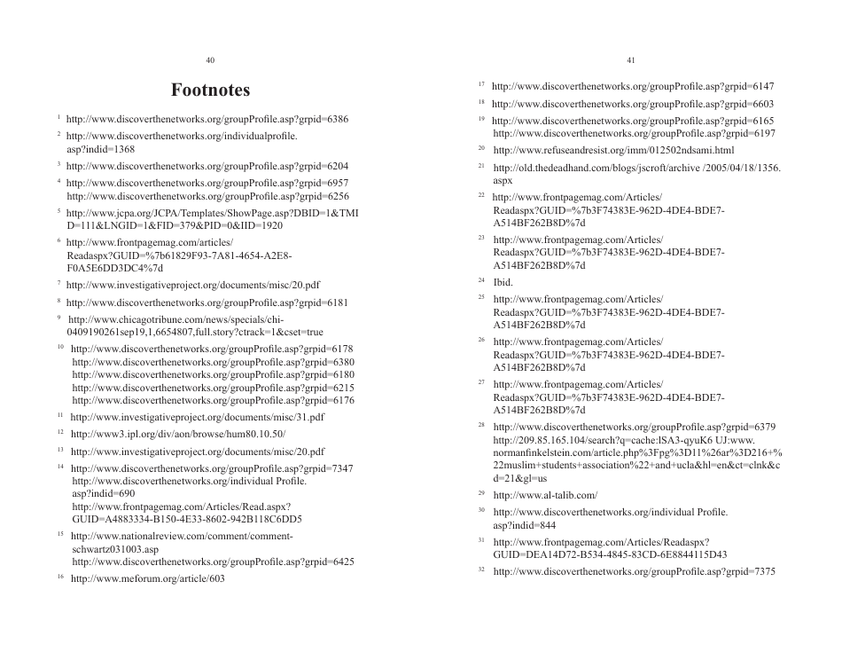 The Muslim Students Association and the Jihad Network - John Perazzo, Page 22
