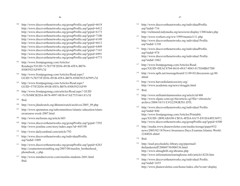 The Muslim Students Association and the Jihad Network - John Perazzo, Page 25