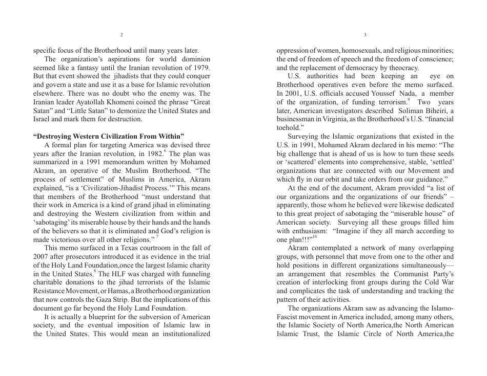 The Muslim Students Association and the Jihad Network - John Perazzo, Page 3