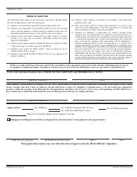 Form 4710-10 Application for Adoption of Wild Horse(S) or Burro(S), Page 3
