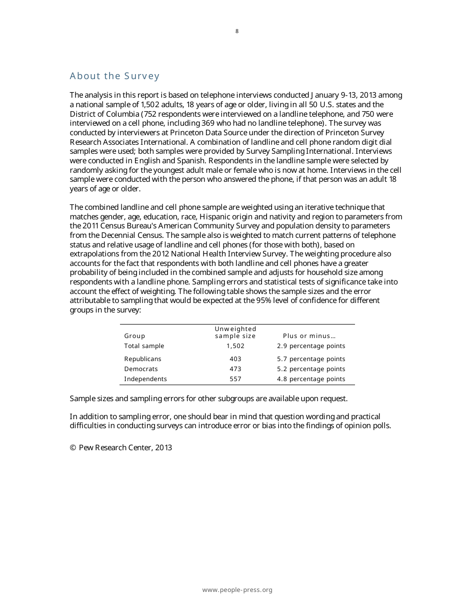 Roe V. Wade at 40: Most Oppose Overturning Abortion Decision - Pew Research Center, Page 9