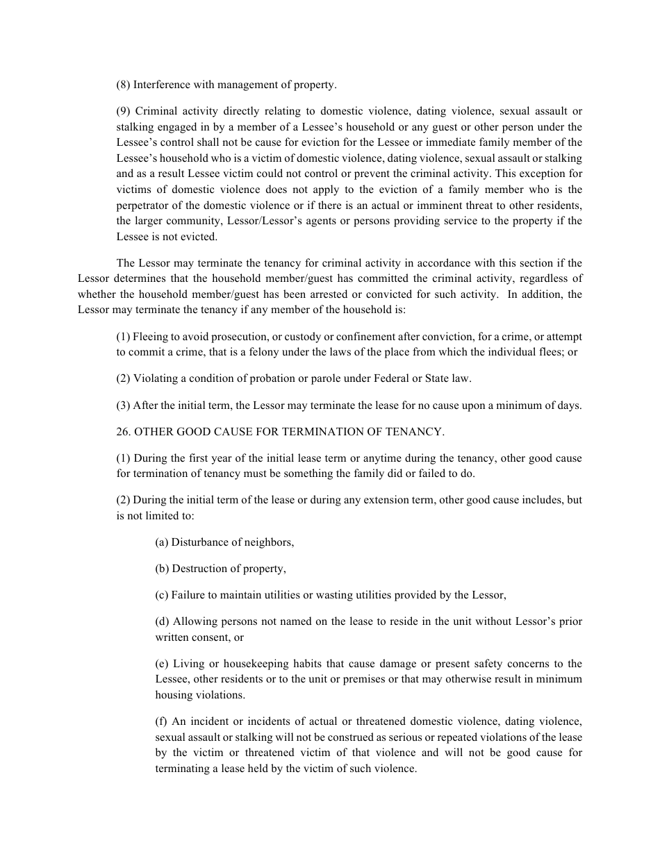Real Estate Lease Agreement Template, Page 8