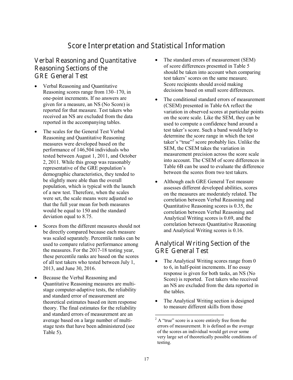 Guide to the Use of Scores, Page 17