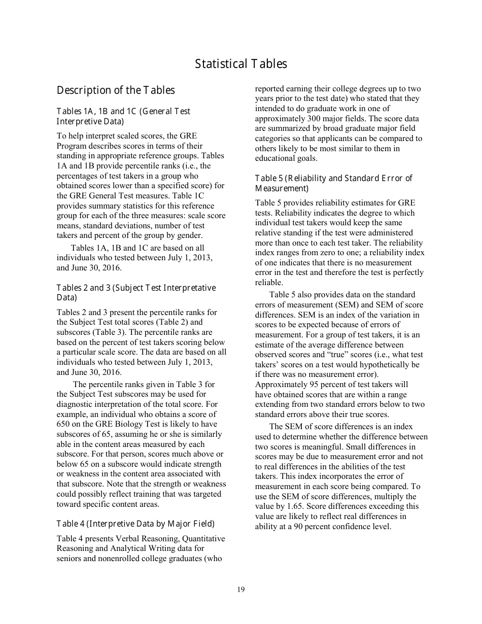 Guide to the Use of Scores, Page 19